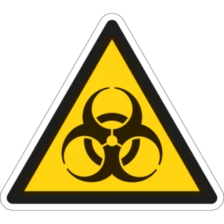 Biológiai veszély! matrica (ISO 7010-W009 piktogram)