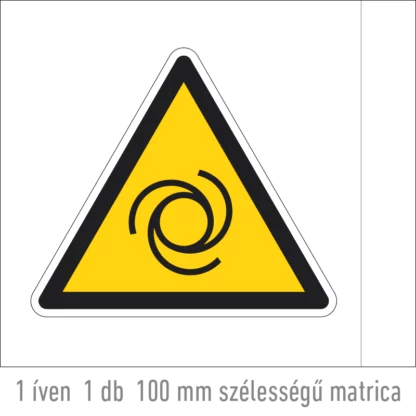 Automatikus működésű berendezés matrica (ISO 7010-W018 piktogram)