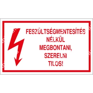 Feszültségmentesítés nélkül megbontani