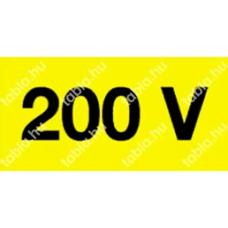 200 V matrica