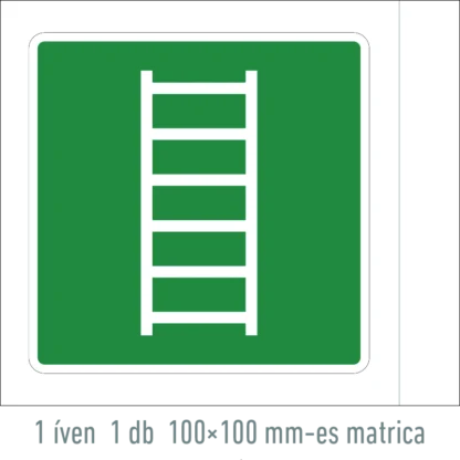 Menekülési létra matrica / tábla (ISO 7010-E059 piktogram)