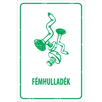 Fémhulladék matrica