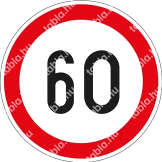 60 km/h matrica