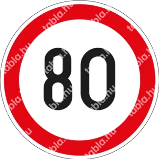 80 km/h matrica