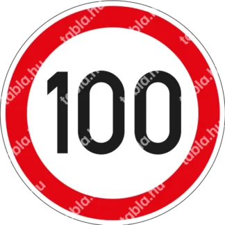 100 km/h matrica