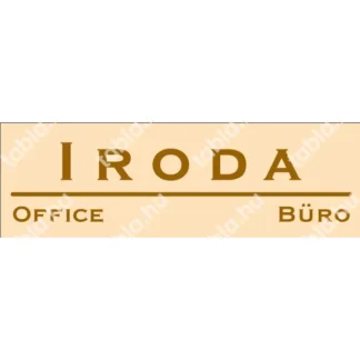 Iroda matrica / tábla (bézs/barna