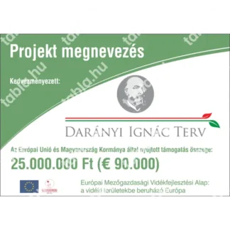 Darányi Ignác Terv kis projekttábla (B) A/3