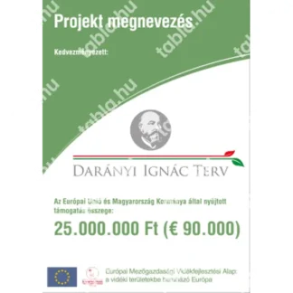 Darányi Ignác Terv kis projekttábla (B) A/4