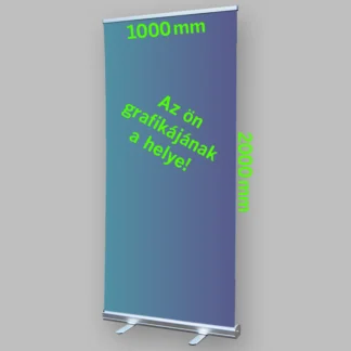 Roll-up állvány nyomattal 1000x2000 mm