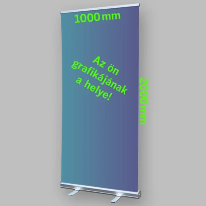 Roll-up állvány nyomattal 1000x2000 mm