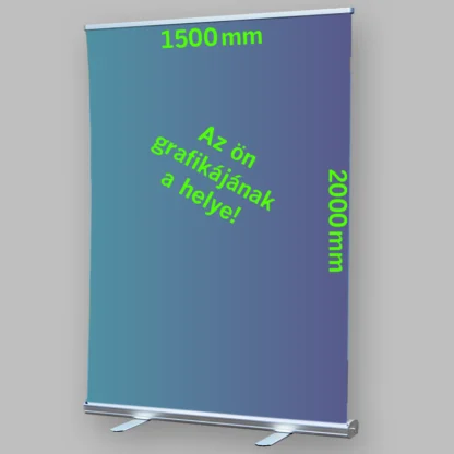 Roll-up állvány nyomattal 1500x2000 mm