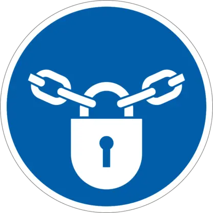 Tartsa zárva! matrica (ISO 7010-M028 piktogram)
