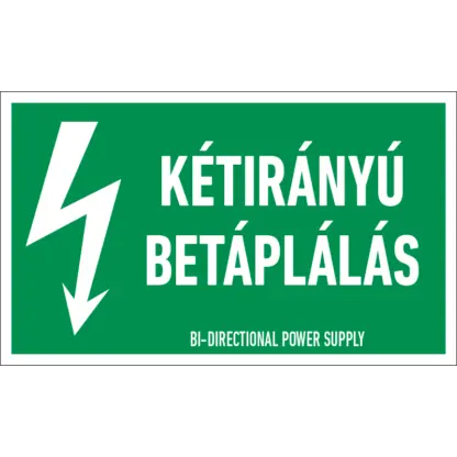 Kétirányú betáplálás matrica / tábla