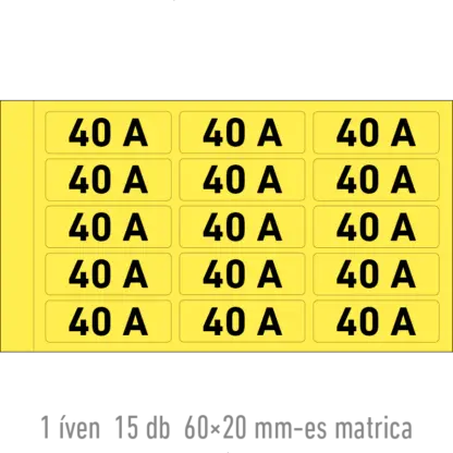 40 A matrica