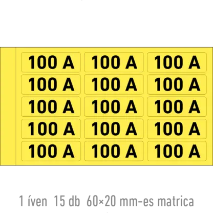 100 A matrica