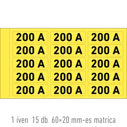 200 A matrica