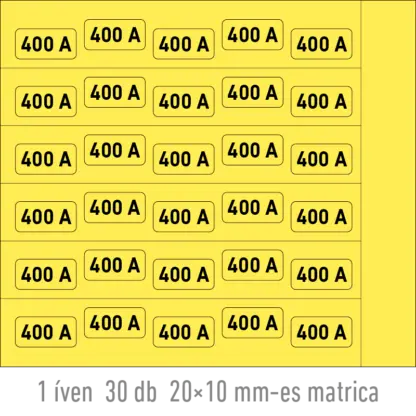 400 A matrica