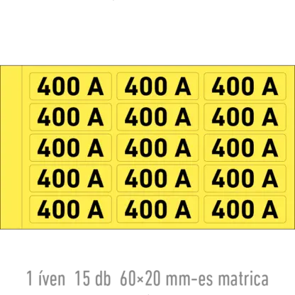400 A matrica