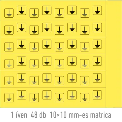 Földjel matrica
