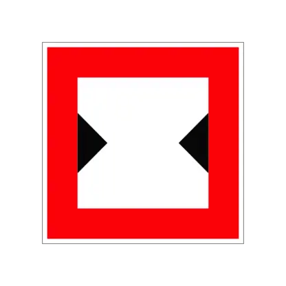 C.3.a Korlátozott szélesség hajózási tábla