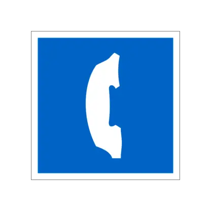 E.14 Telefonállomás hajózási tábla