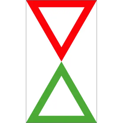 C.3 Veszélyes pont! hajózási tábla (két tábla)