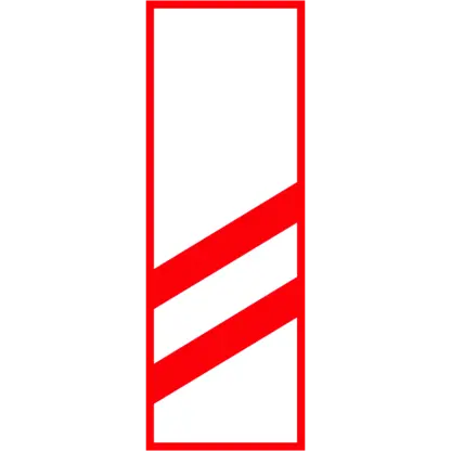 Vasúti átjáró előjelző (2 sávos