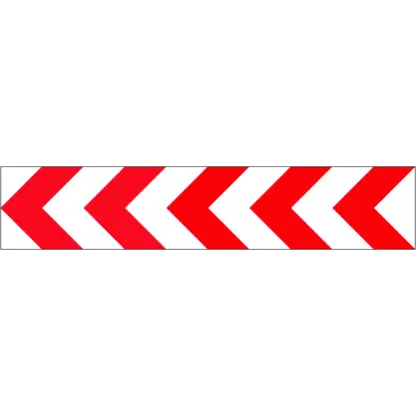 Iránytábla (balra) KRESZ közlekedési tábla