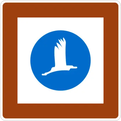 Nemzeti park KRESZ közlekedési tábla