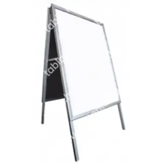 Plakáttartó megállítótábla nyitható előlappal 500x700mm