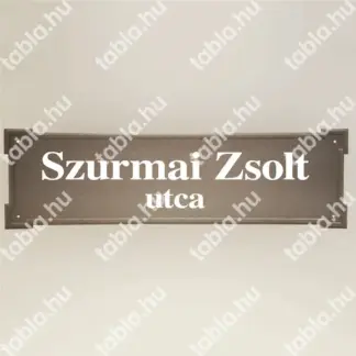 Házszámtábla domborított