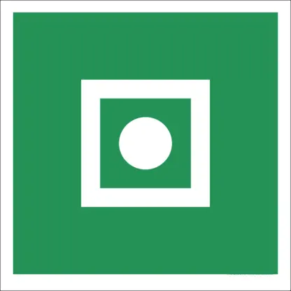 Általános vészjelző matrica / tábla (ISO 7010-E031 piktogram)