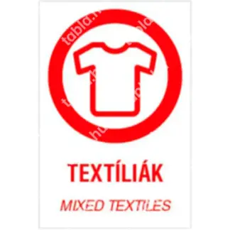 Textíliák matrica