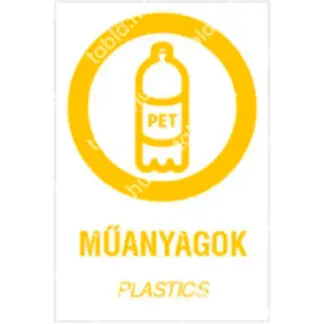 Műanyagok matrica