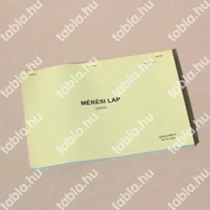 Mérési lap: Az ívhegesztő eszközöknél elvégzett mérésekről