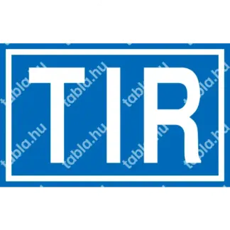 TIR-tábla (összecsukható)