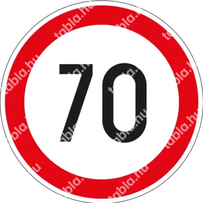 70 km/h matrica