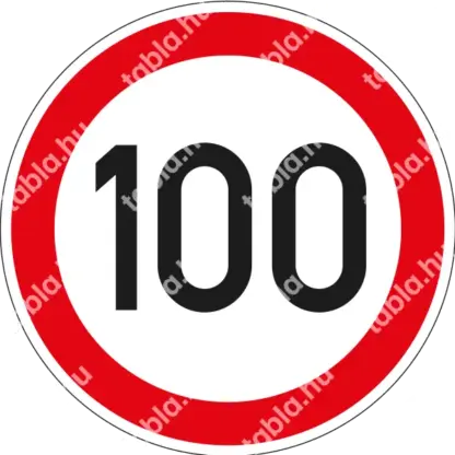 100 km/h matrica