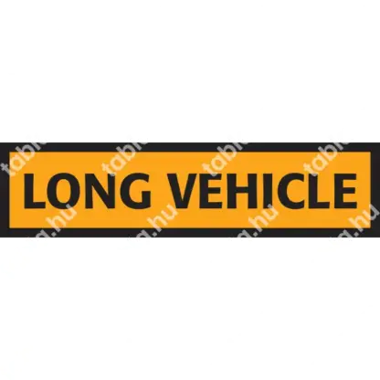Long vehicle matrica / tábla