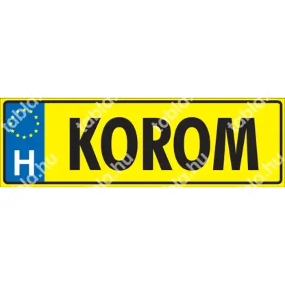 Vicces névtábla egyedi felirattal
