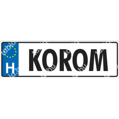 Vicces névtábla egyedi felirattal