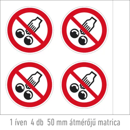 Mozgó gépbe nyúlni tilos! matrica (piktogram)