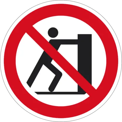 Tolni tilos! matrica (ISO 7010-P017 piktogram)