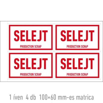 Selejt matrica