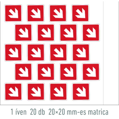 fel / le matrica / tábla (piktogram)