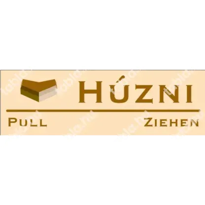 Húzni matrica / tábla (bézs/barna