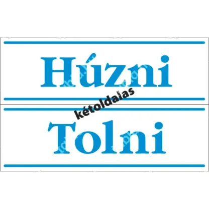 Húzni-tolni matrica / tábla (kétoldalas