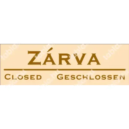 Zárva matrica / tábla (bézs/barna