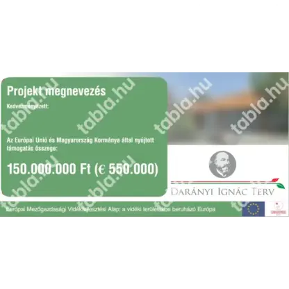 Darányi Ignác Terv nagy projekttábla (alumínium kerettel)