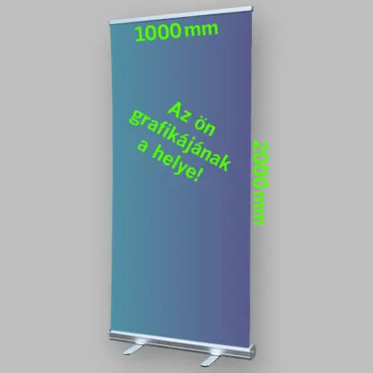 Roll-up állvány nyomattal 1000x2000 mm